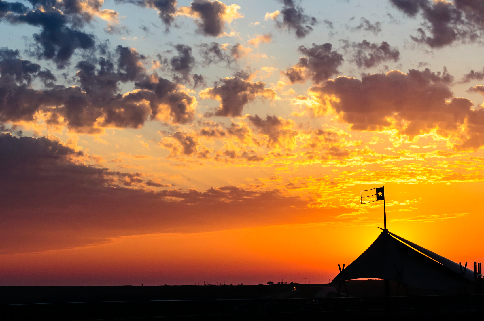 Texas Sunrise Near Amarillo